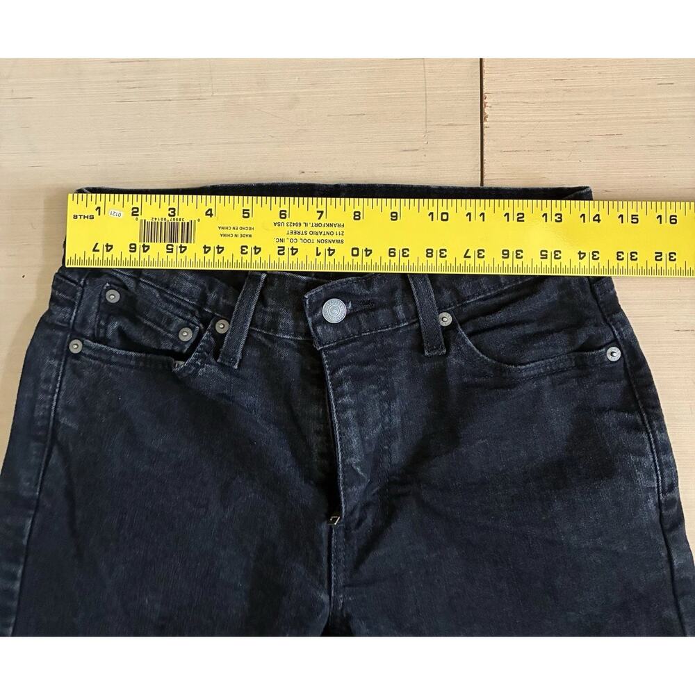 Levi's 541 Men's Size 30x30 Athletic Taper Fit Stretch Black Denim Jeans - Picture 3 of 16